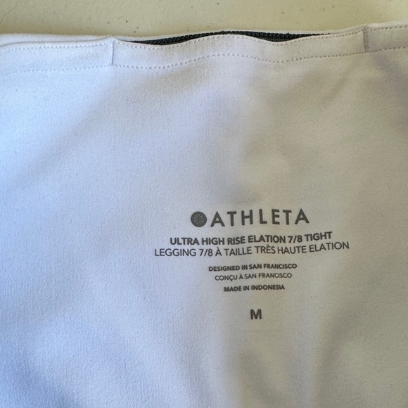 Athleta Charcoal and White Leggings - Picture 4 of 4